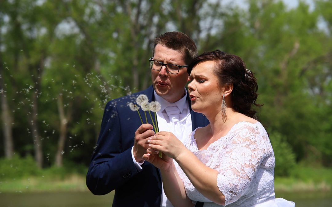 Svadobné fotografovanie v prírode