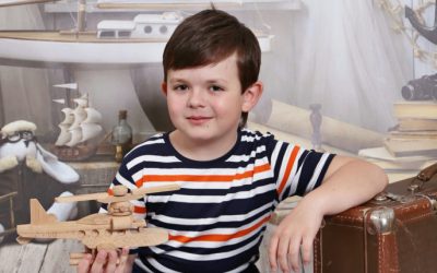 Fotografovanie detí pri nových pozadiach