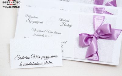 Svadobné oznámenia M&R