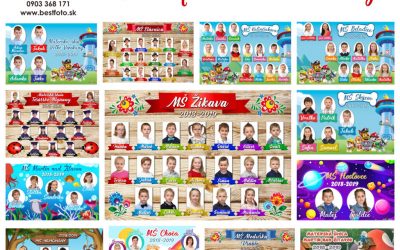 Tablá pre materské škôlky 2018/2019